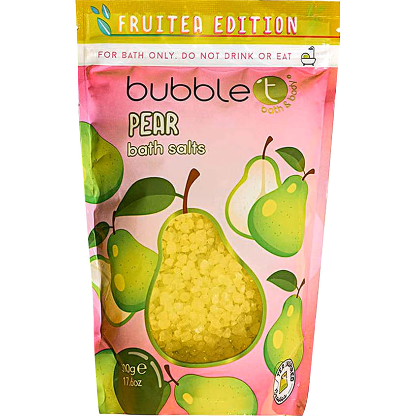 BUBBLE T BATH SALTS PEAR 500G