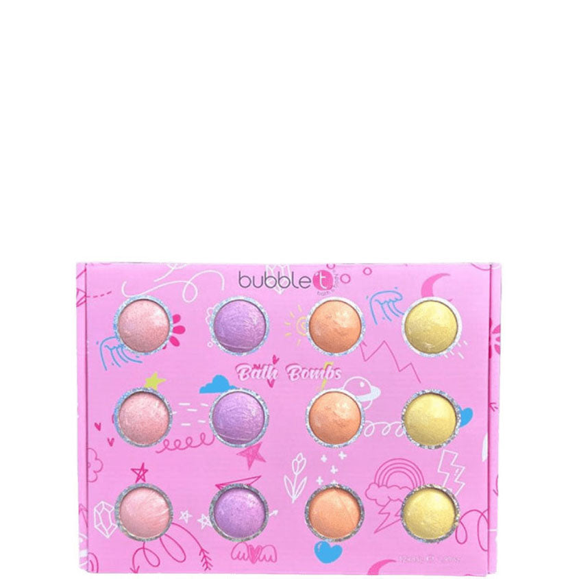 BUBBLE T LARGE MIXED FRUITY BATH BOMB GIFT SET 12X85G