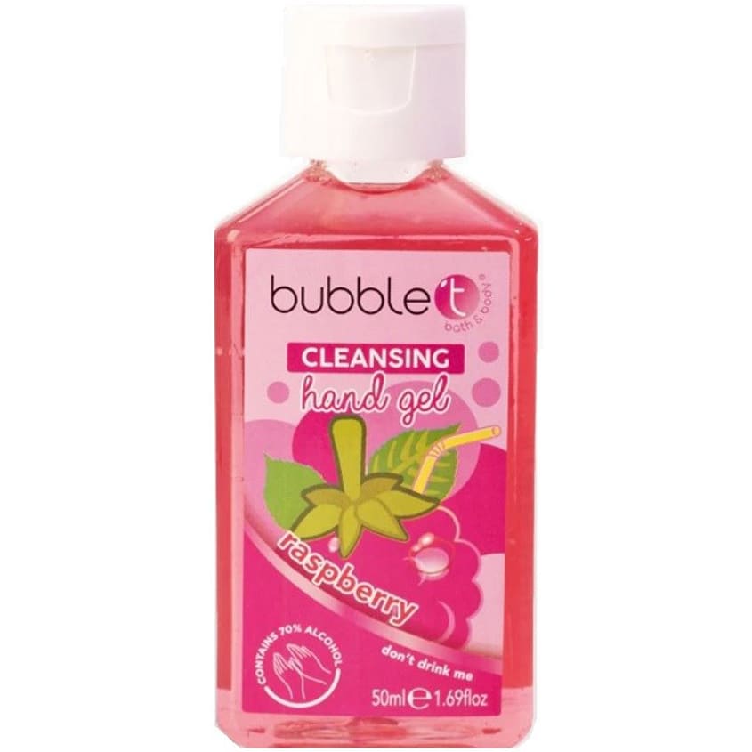 BUBBLE T RASPBERRY HAND CLEANSING GEL