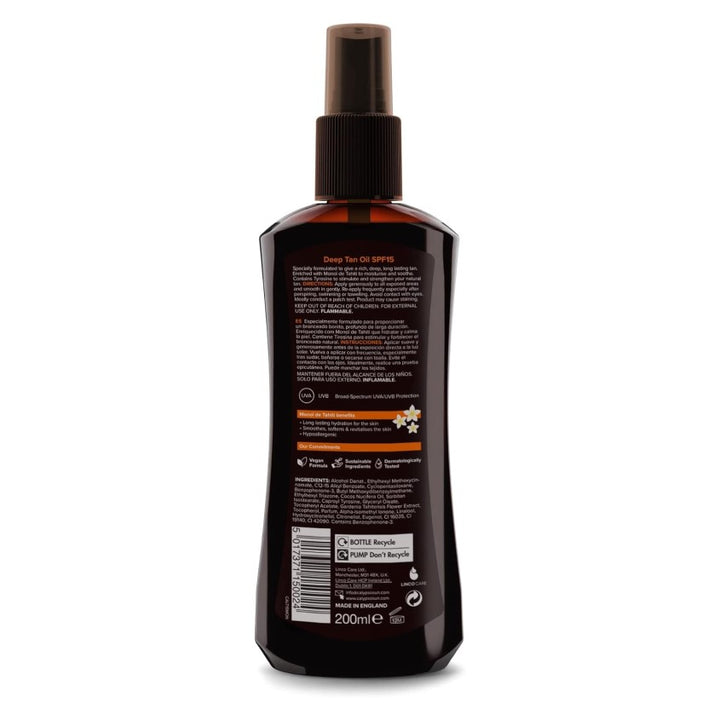 Deep Tan Moisturizing Oil SPF 15