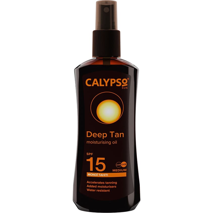 CALYPSO DEEP TANING OIL SPRY SPF15 200ML – online store
