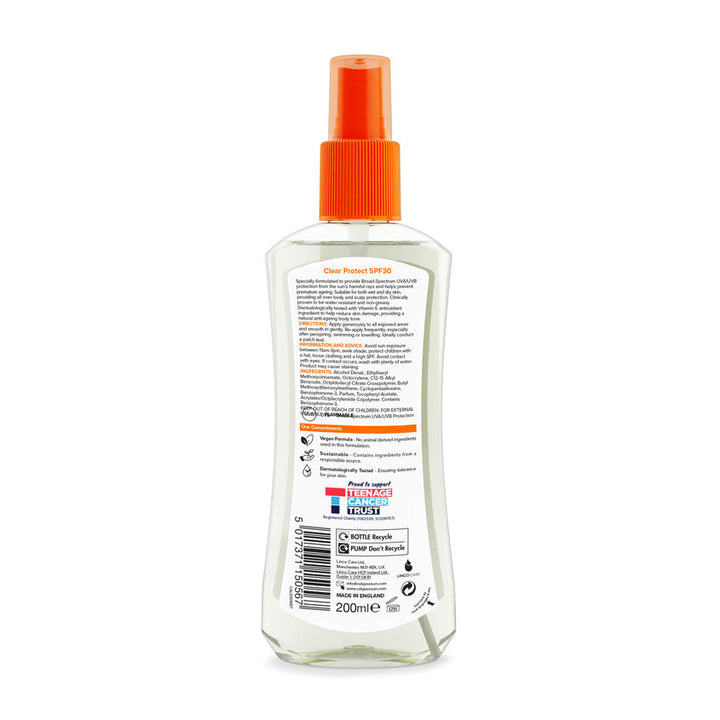 Clear Protect Dry Oil Spray SPF30