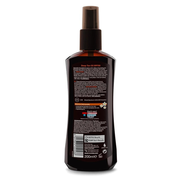 Deep Tan Moisturizing Oil SPF 30