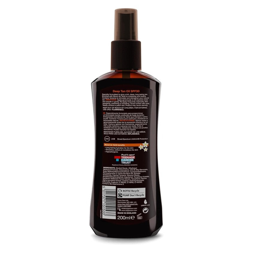 Deep Tan Moisturizing Oil SPF 30