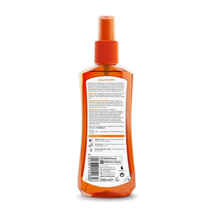 Deep Tanning Carrot Oil Spray SPF 6