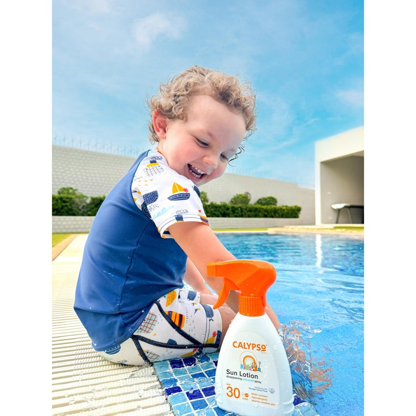 KIDS SPF30 BLUE SPRAY LOT 200M