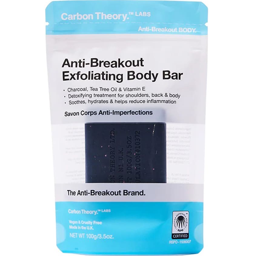 CHARCOAL & TEA TREE OIL BREAKOUT CONTROL EXFOLIATING BODY BAR, 100G