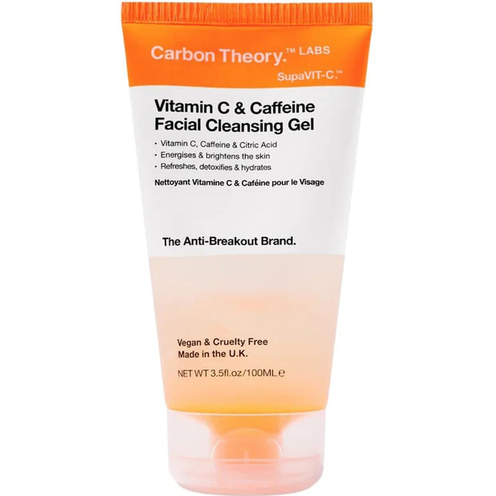 VITAMIN C & CAFFEINE FACIAL CLEANSING GEL, 100ML
