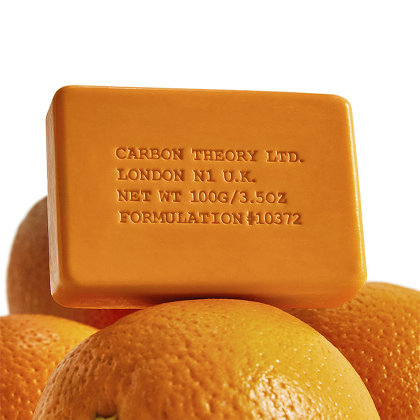 CARBON THEORY VITAMIN C & CAFFEINE FACIAL CLEANSING BAR, 100G – free delivery