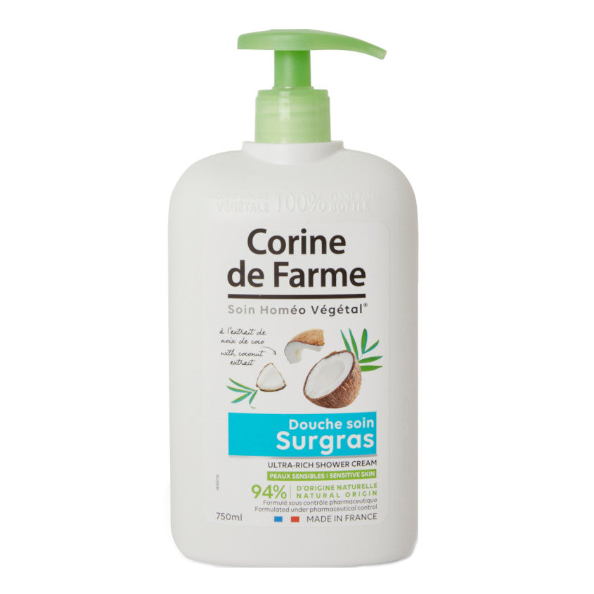 CORINE DE FARME ULTRA-RICH SHOWER CREAM WITH COCONUT EXTRACT 750 ML