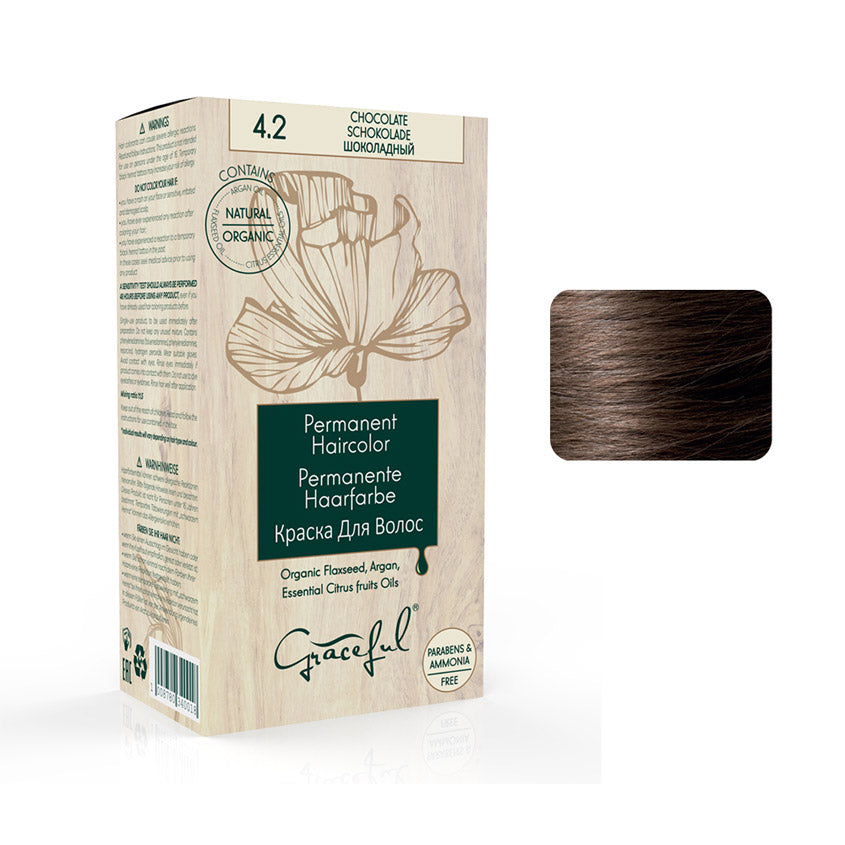 GRACEFUL PERMANENT HAIRCOLOR 4.2 CHOCOLATE 130ML – buy online