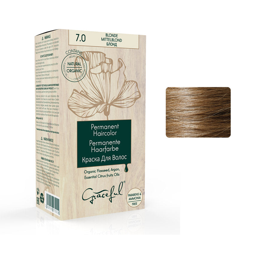 GRACEFUL PERMANENT HAIRCOLOR 7.0 BLONDE 130ML – buy online
