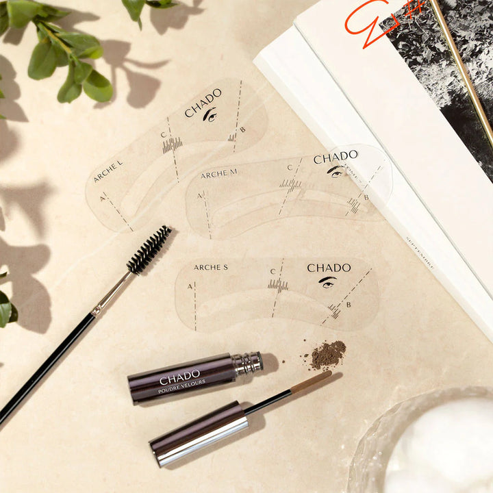 POCHOIRS D'ARTISTE POUR SOURCILS EYEBROW STENCILS 5PCS