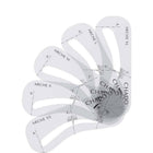 CHADO POCHOIRS D'ARTISTE POUR SOURCILS EYEBROW STENCILS 5PCS