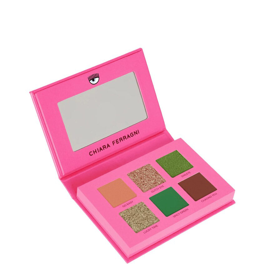 CHIARA FERRAGNI EYESHADOW PALETTE FANCY GREEN 4.3 G