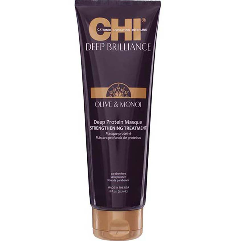 CHI DEEP BRILLIANCE DEEP PROTEIN MASQUE STRENGTHENING TREATMENT 237ML