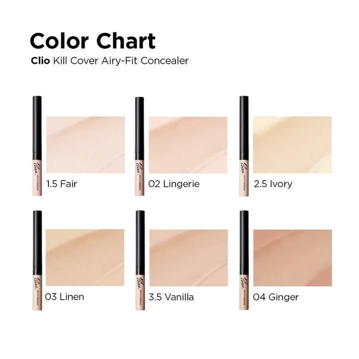 Face CLIO KILL COVER AIRY-FIT CONCEALER 4-BO GINGER 3g