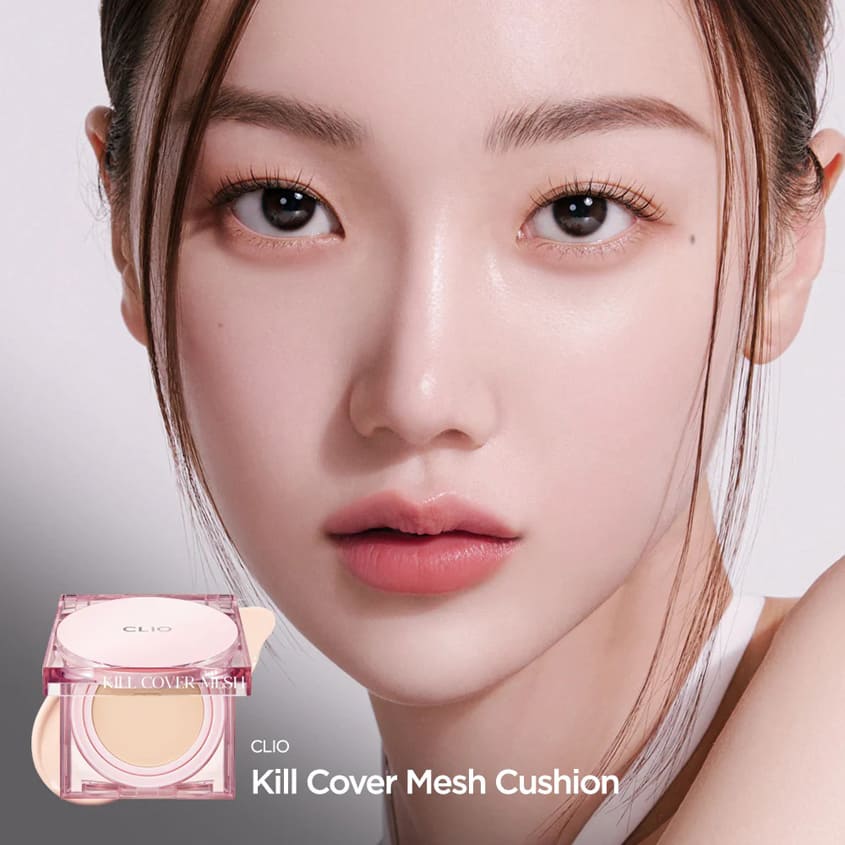 CLIO KILL COVER MESH GLOW CUSHION 2 LINGERIE SPF50+ PA++++ 15gX2 – buy online