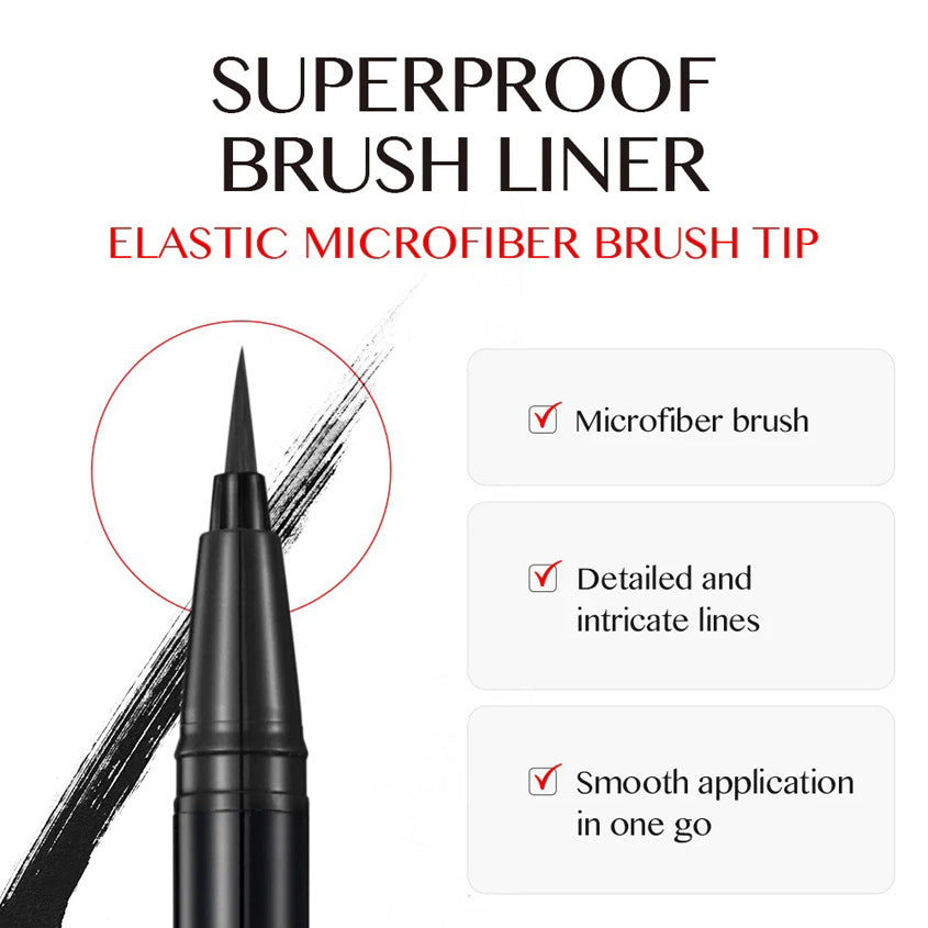 CLIO SUPERPROOF BRUSH LINER KILL BLACK 0,55ml