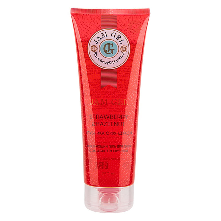 Jam gel Strawberry & Hazelnut, 250ml