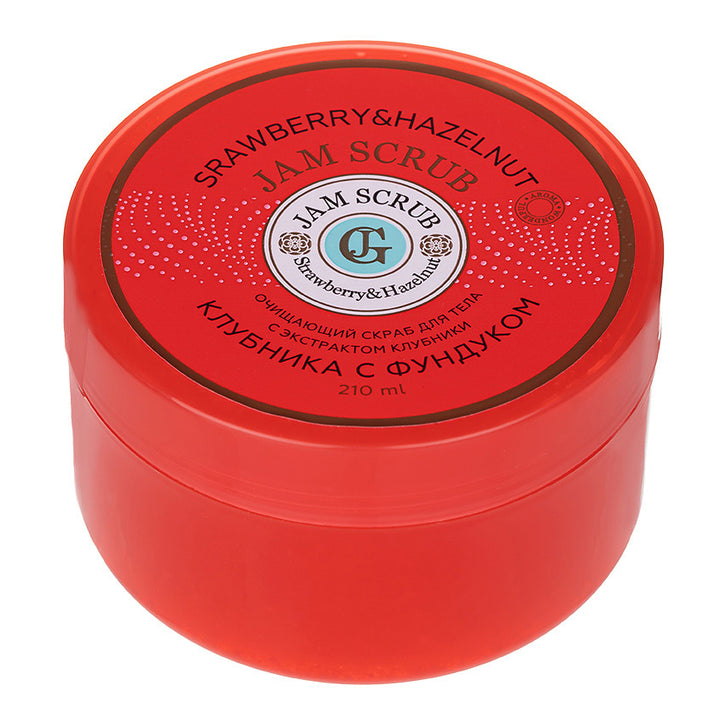 Jam scrub Srtawberry & Hazelnut, 210 ml