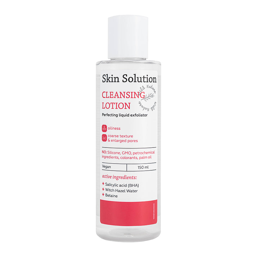 WILD NATURE SKIN SOLUTION Cleansing lotion perfecting liquid exfoliator, 150 ml – buy online
