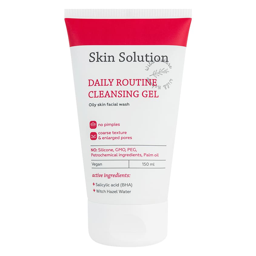 WILD NATURE SKIN SOLUTION Daily routine cleansing gel, 150 ml