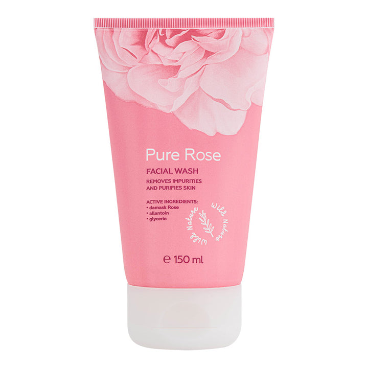 PURE ROSE Facial Wash, Tube 150 ml