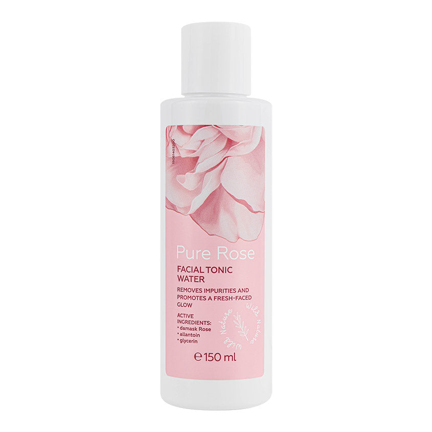 WILD NATURE PURE ROSE Facial tonic water, Bottle 150 ml