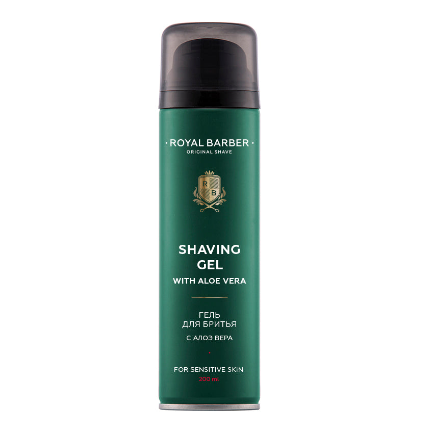 ROYAL BARBER Shaving gel with Aloe vera, 200 ml – buy online