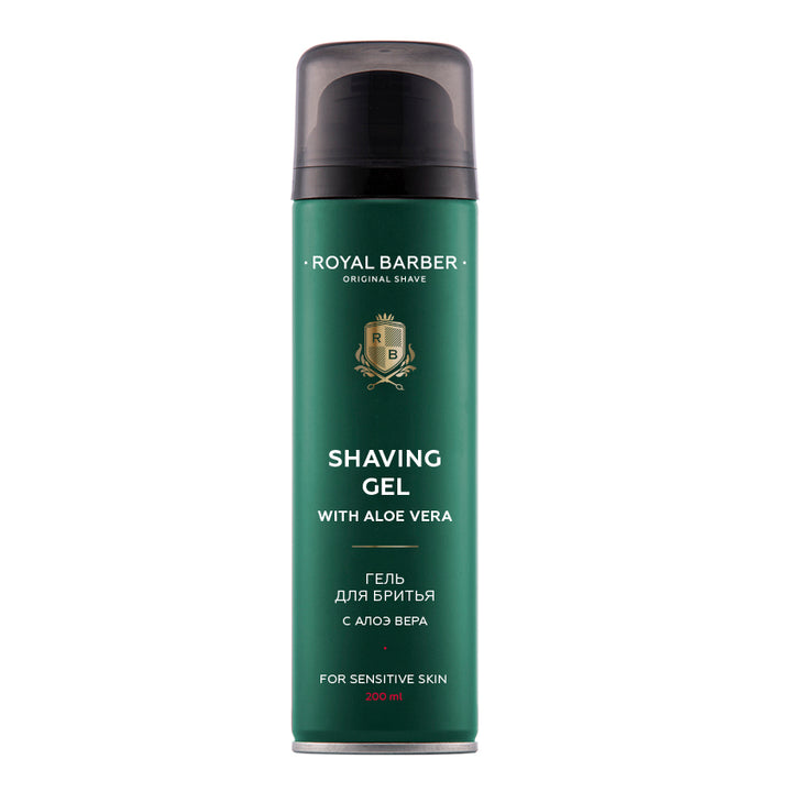 Shaving gels ROYAL BARBER Shaving gel with Aloe vera, 200 ml
