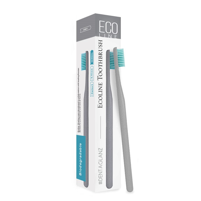#DENTAGLANZ Toothbrush Ecoline GREY, 1 pc – شراء أونلاين