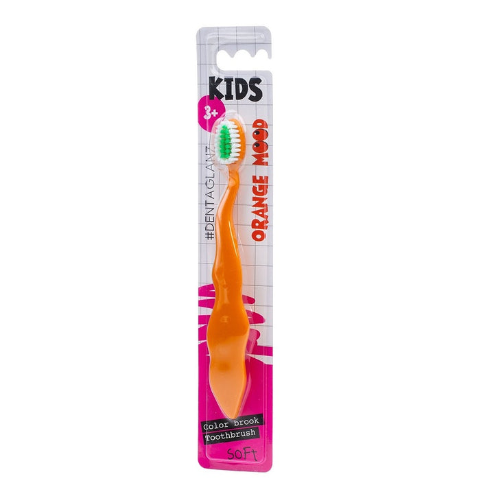 Children's Toothbrush Orange Mood Color Brook Toothbrush
