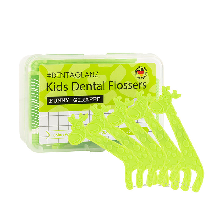 KIDS DENTAL FLOSSERS FUNNY GIRAFFE, 50 pc.