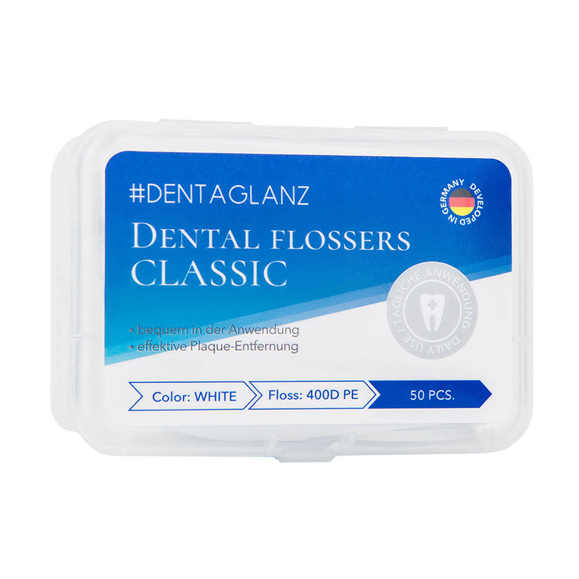 #DENTAGLANZ DENTAL FLOSSERS CLASSIC, 50 pc. – شراء أونلاين