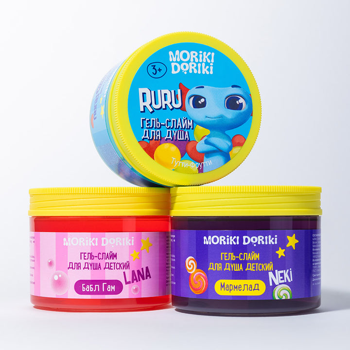 Shower gel-slime Ruru Tutti Frutti, 150 ml