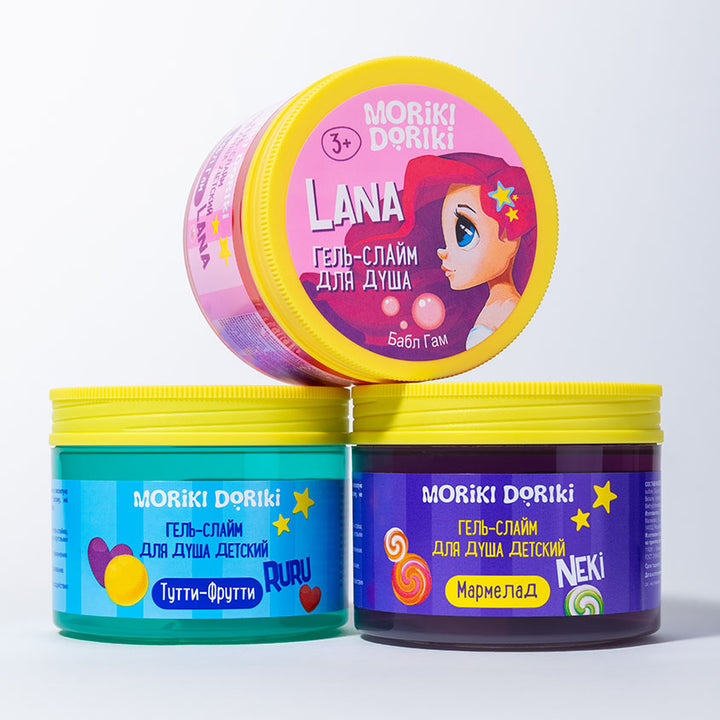 Shower gel-slime LANA Bubble Gum, 150 ml