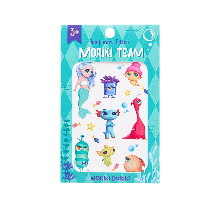 Children's Temporary TATTOO MORIKI TEAM