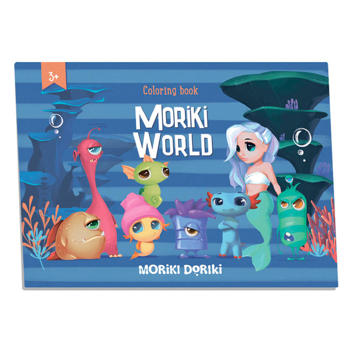 Coloring book MORIKI WORLD, 1 pc.