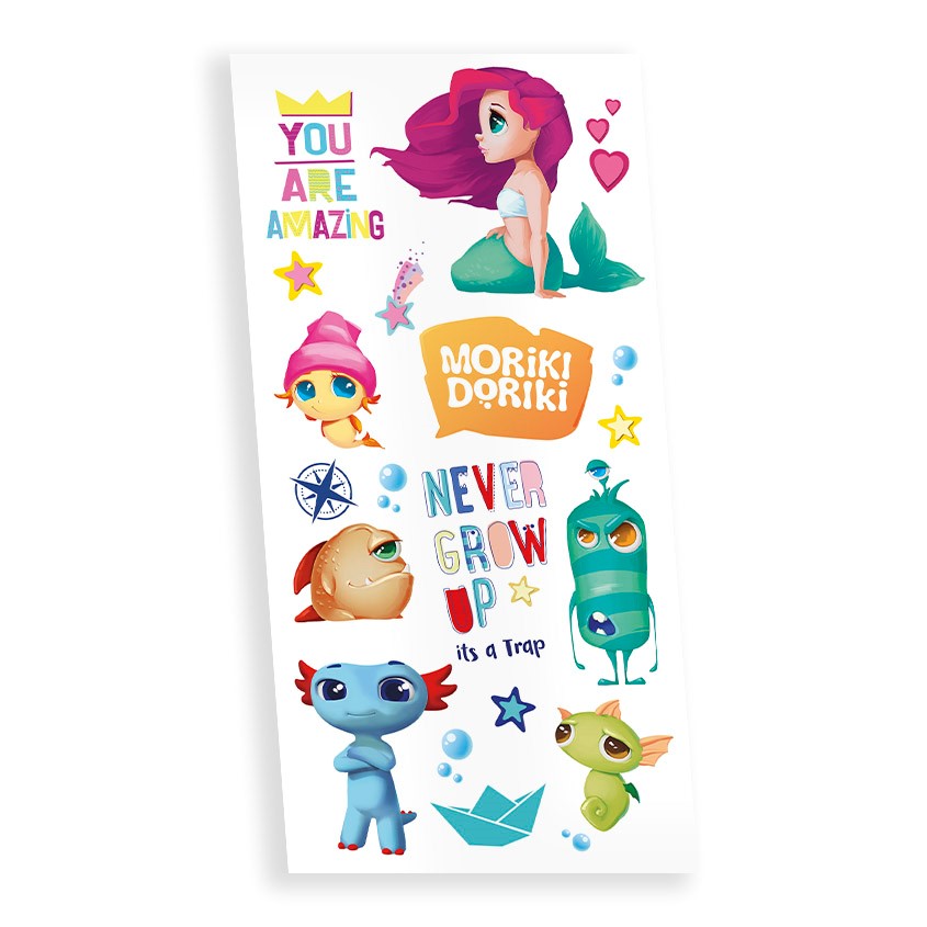 MORIKI DORIKI Universal stickers Fun , 1pc.