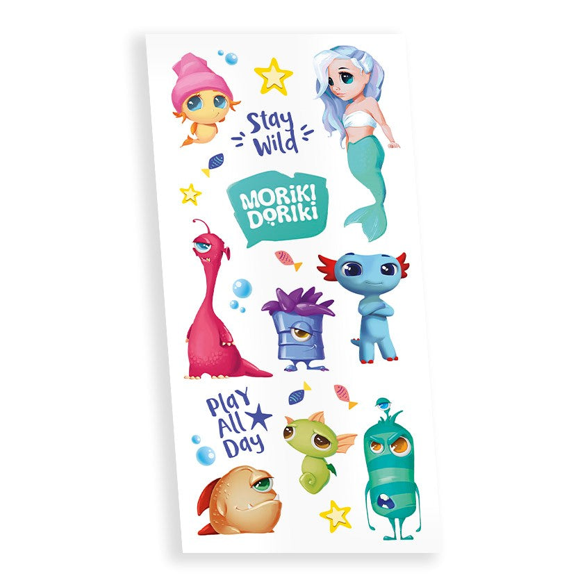 MORIKI DORIKI Universal stickers Team,1 pc.