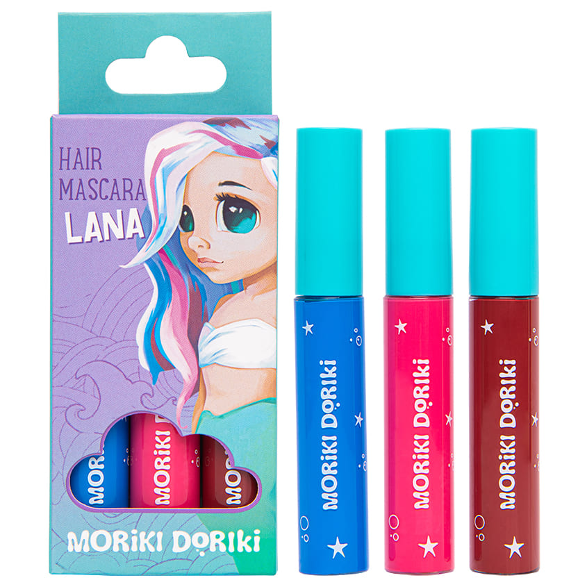MORIKI DORIKI Hair Mascara Set LANA, 1 pc.