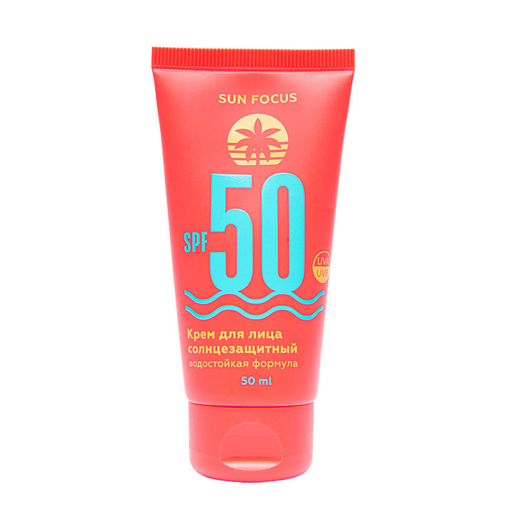 Sunscreen SUN FOCUS Sunscreen face cream SPF 50, 50 ml