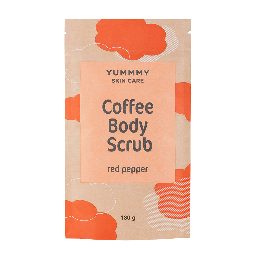 YUMMMY Coffee body scrub Red pepper, 130 g