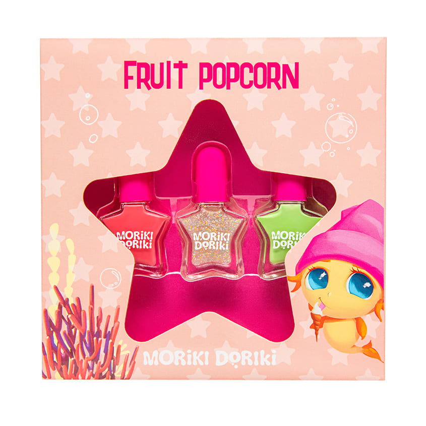 MORIKI DORIKI FRUIT POPCORN Nail polish set, 1 pc. – buy online