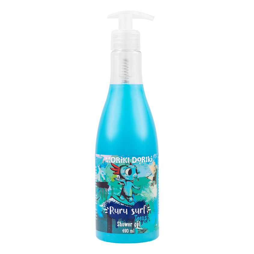 MORIKI DORIKI Shower gel RURU SURF TEENS, 490 ml