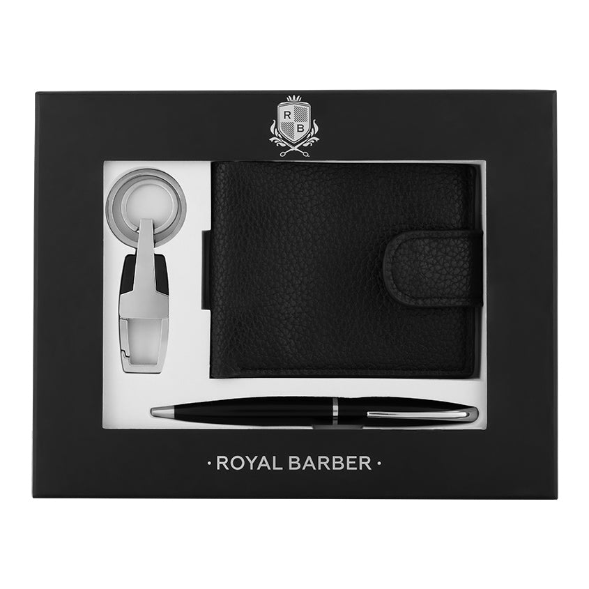 Accessory Set with Wallet, Pen, and Keychain