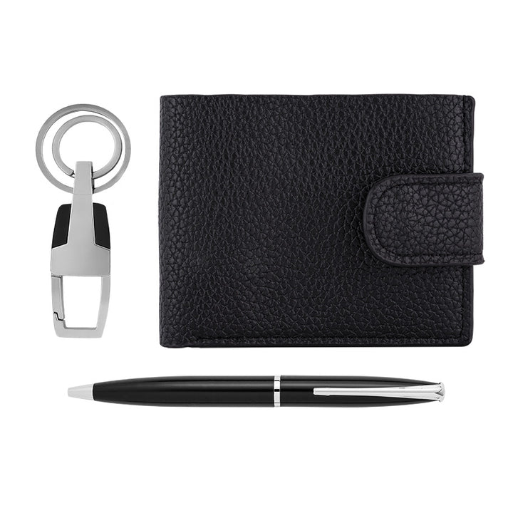 Accessory Set with Wallet, Pen, and Keychain