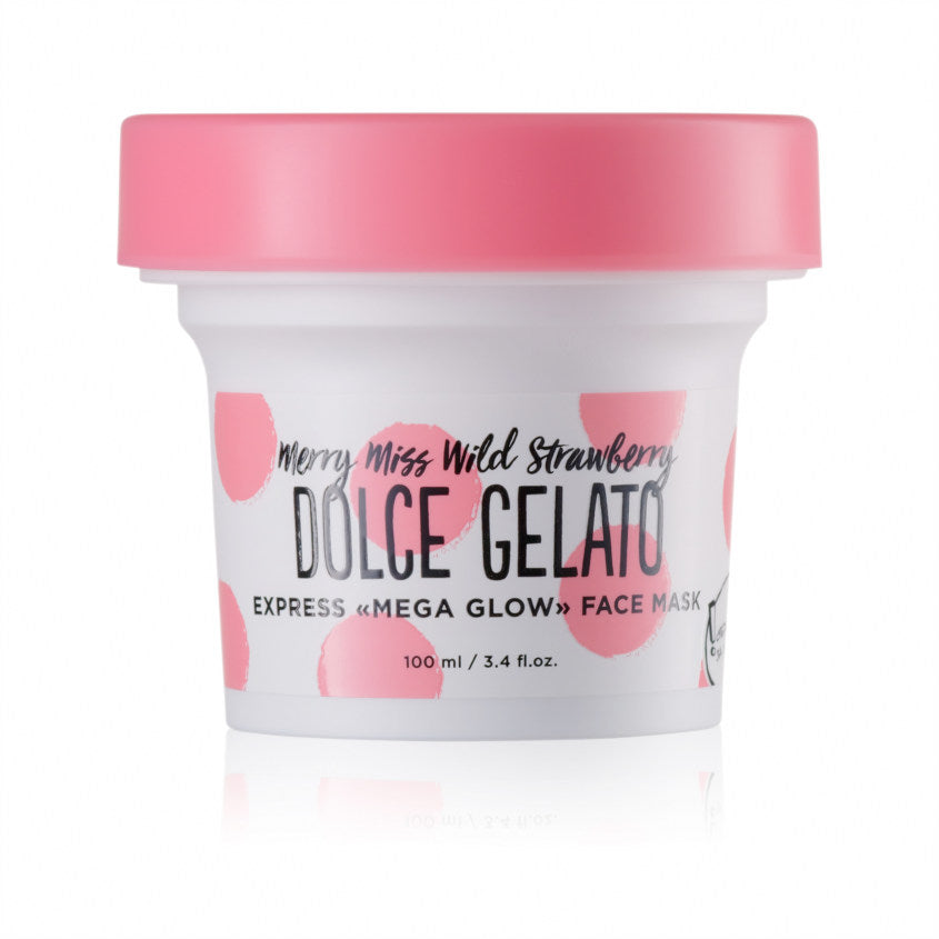 DOLCE MILK Express mega glow face mask <Merry Miss Wild Strawberry>