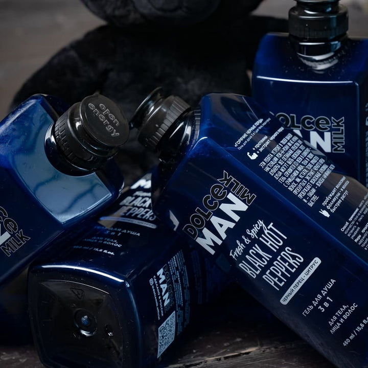 Shower gel 3 in 1 <BLACK HOT PEPPERS> 460 ml MAN